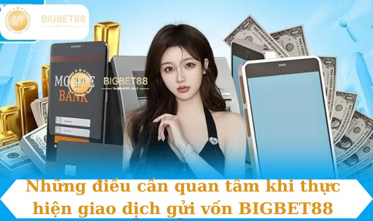 Những điều cần quan tâm khi thực hiện giao dịch gửi vốn BIGBET88